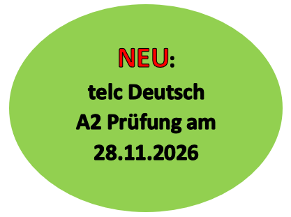 telc Deutsch A2 Prüfung am 28.11.2026
